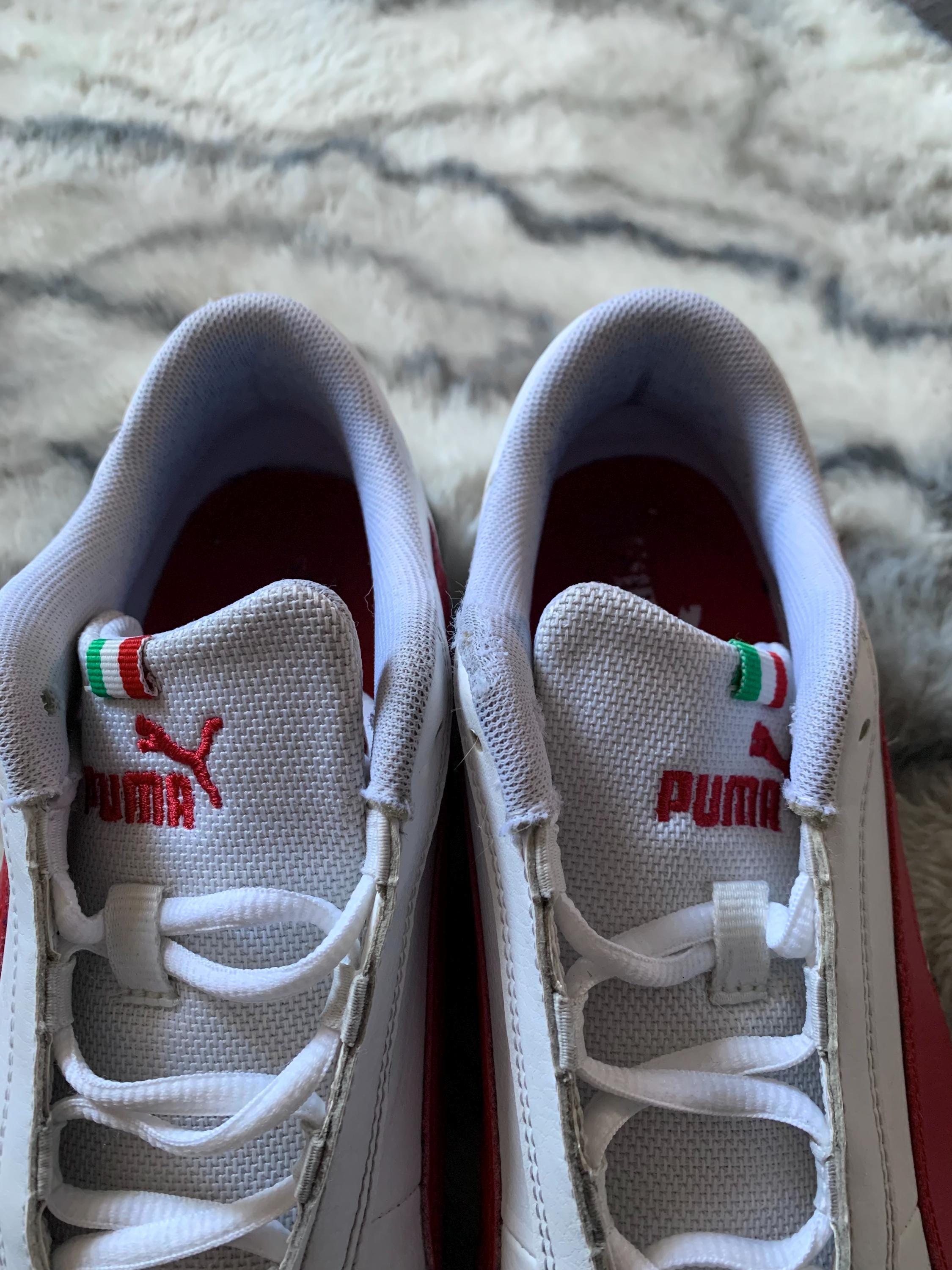 希少　美品　00s Puma×Ferrari leather shoes y2k Vintage Y2K Puma Ferrari Leather Shoes Sneakers - Etsy