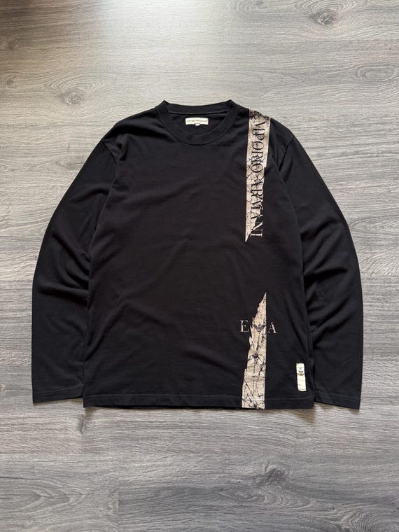 vintage 00s 〜 emporio armani ゴーグルサングラス 2000s Emporio Armani Black Zip-Up Blazer S| Bohème Vintage