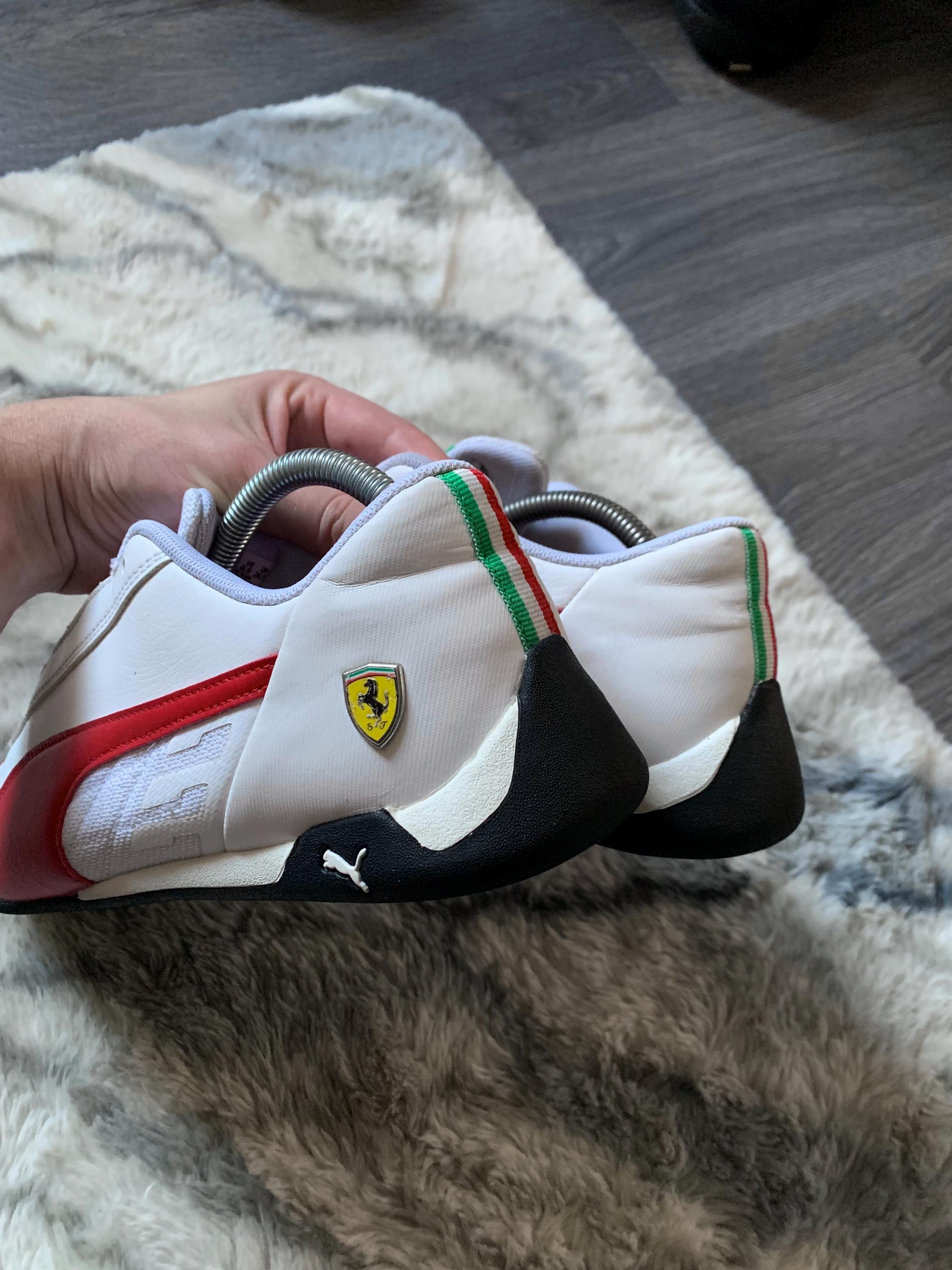 希少　美品　00s Puma×Ferrari leather shoes y2k Vintage Y2K Puma Ferrari Leather Shoes Sneakers - Etsy