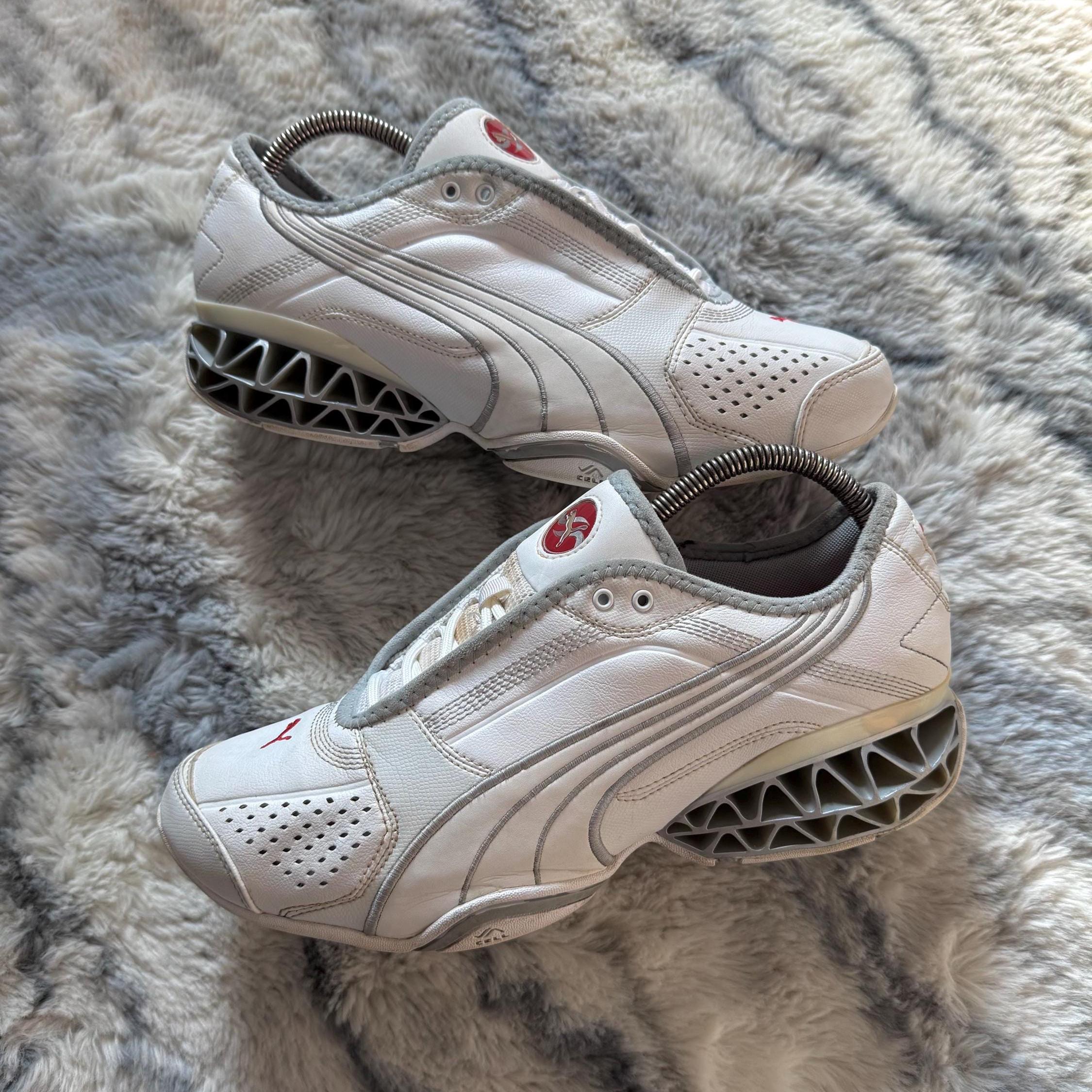 若者に人気のブランド Leather Y2K Futuristic Cell PUMA Vintage Shoes Etsy - 9 US Size 靴