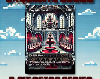 Exquisite Blood - Custom 8-Bit Retro Style Alternate Art High Quality Cards