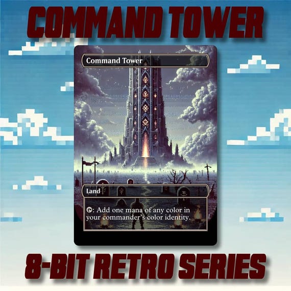 Command Tower - Custom 8-bit Retro Style Alternate Art High