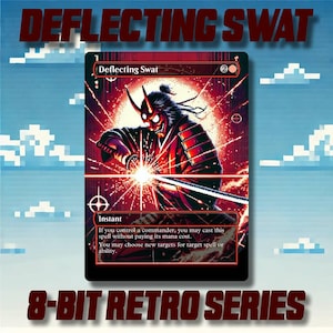 Ablenken Swat - Benutzerdefinierte MTG Proxy 8-Bit Retro Style Alternate Art High Quality Karten