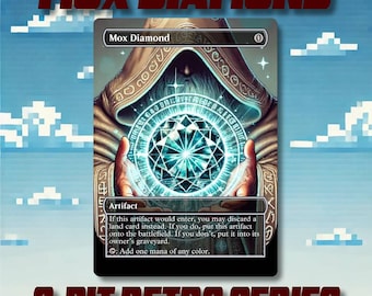 Mox Diamond (custom Card Alternate Full Art) - Etsy