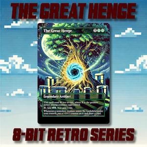 The Great Henge - Benutzerdefinierte 8-Bit Retro Style Alternate Art High Quality Karten