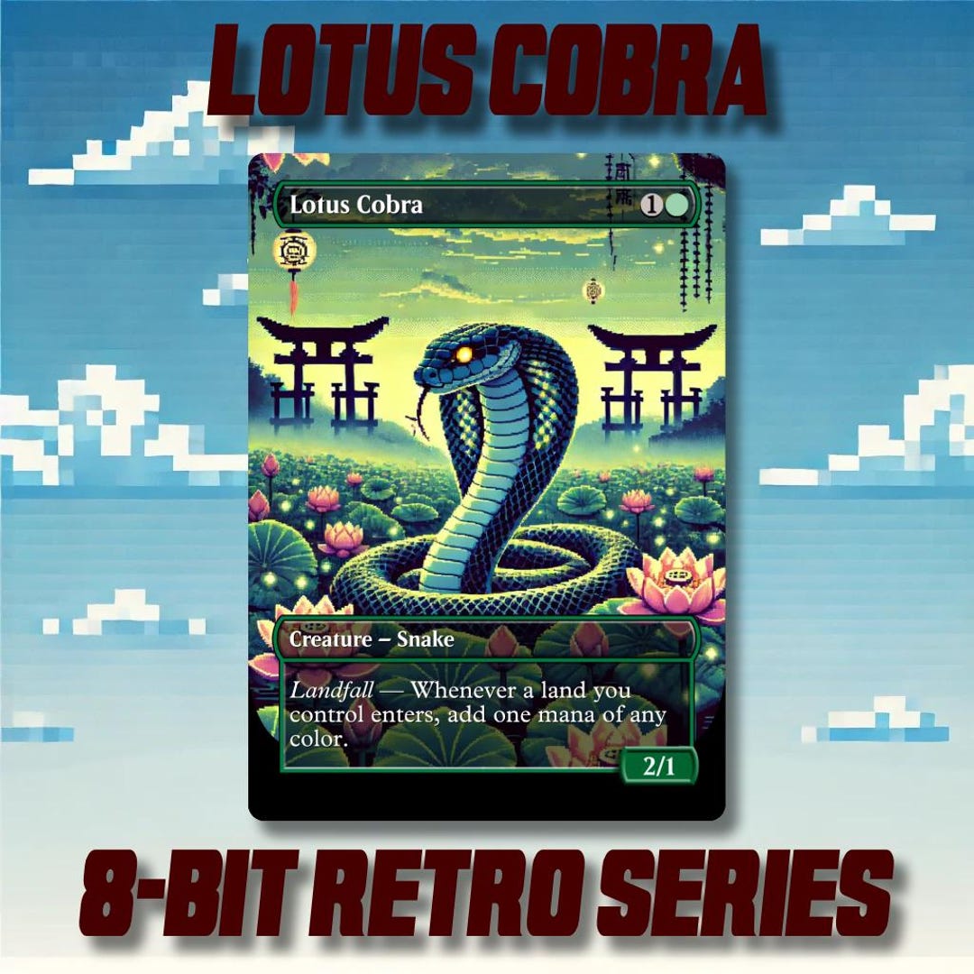 Lotus Cobra - Custom 8-bit Retro Style Alternate Art High Quality Cards ...