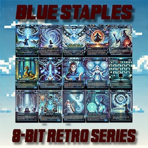 Blue Staples - Custom 8-Bit Retro Style Alternate Art High Quality Cards