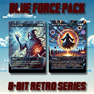 Kraft-Pack - Benutzerdefinierte MTG Proxy 8-Bit Retro Style Alternate Art hohe Qualität Karten