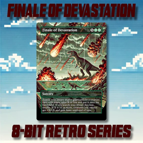 Finale of Devastation - Custom 8-bit Retro Style Alternate Art Finale of Devastation - Custom 8-bit Retro Style Alternate Art