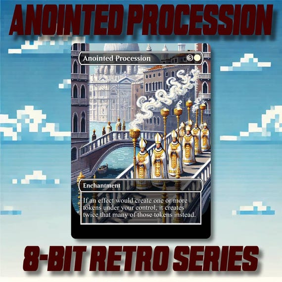 Anointed Procession - Custom MTG 8-Bit Retro Style Alternate Art High  Quality Cards