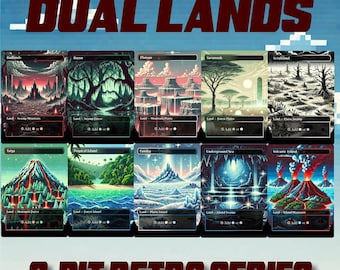MTG UltimateGuard Lands Edition2 全種セット 10x REVEAL Dual Lands Rare Full Set of Dual 2-color for Commander