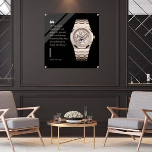 Orologio da parete Orologio da parete Orologio motivazionale Arte da parete Ispirazione Regali Decorazione da parete per la casa Arte da parete in acrilico per camera da letto Ufficio