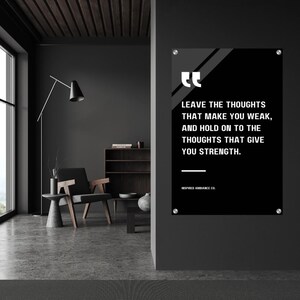 Wall Art Motivational Art Office Wall Decor Home Office Wall Art Motivation Quote Decor Empowering Wall Prints Acrylic Wall Art Motivation