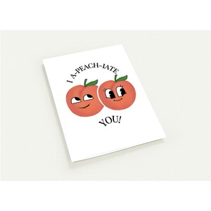 Cartão de felicitações I A-peach-iate You – Conjunto de 10