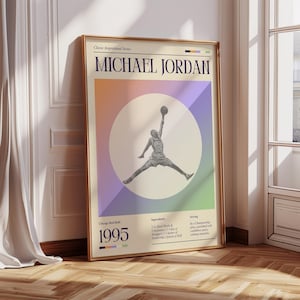 Ricetta per la grandezza di Michael Jordan Stampa / Poster artistico da parete audace / Opera d'arte motivazionale sul basket