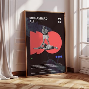 Muhammad Ali Wall Art | Boxing Poster | Motivational Print