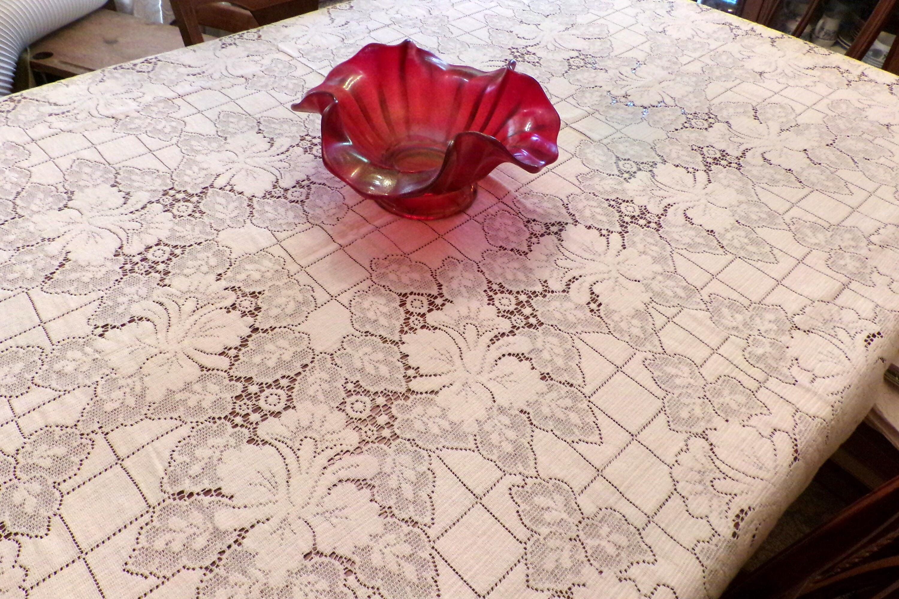 Quaker lace tablecloth - Etsy 日本