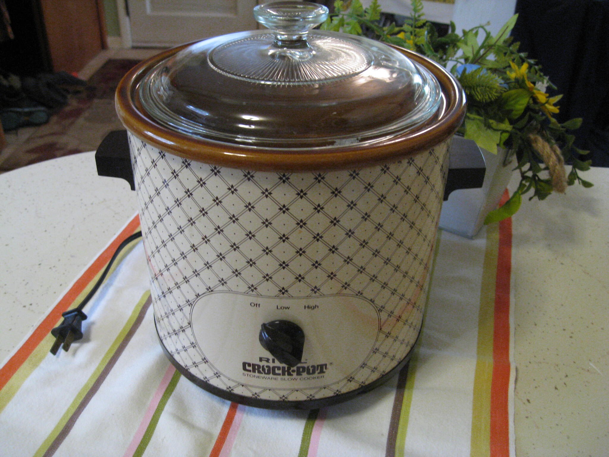 Crock-pot Rectangular Crock Pot Brand Ribbed Casserole