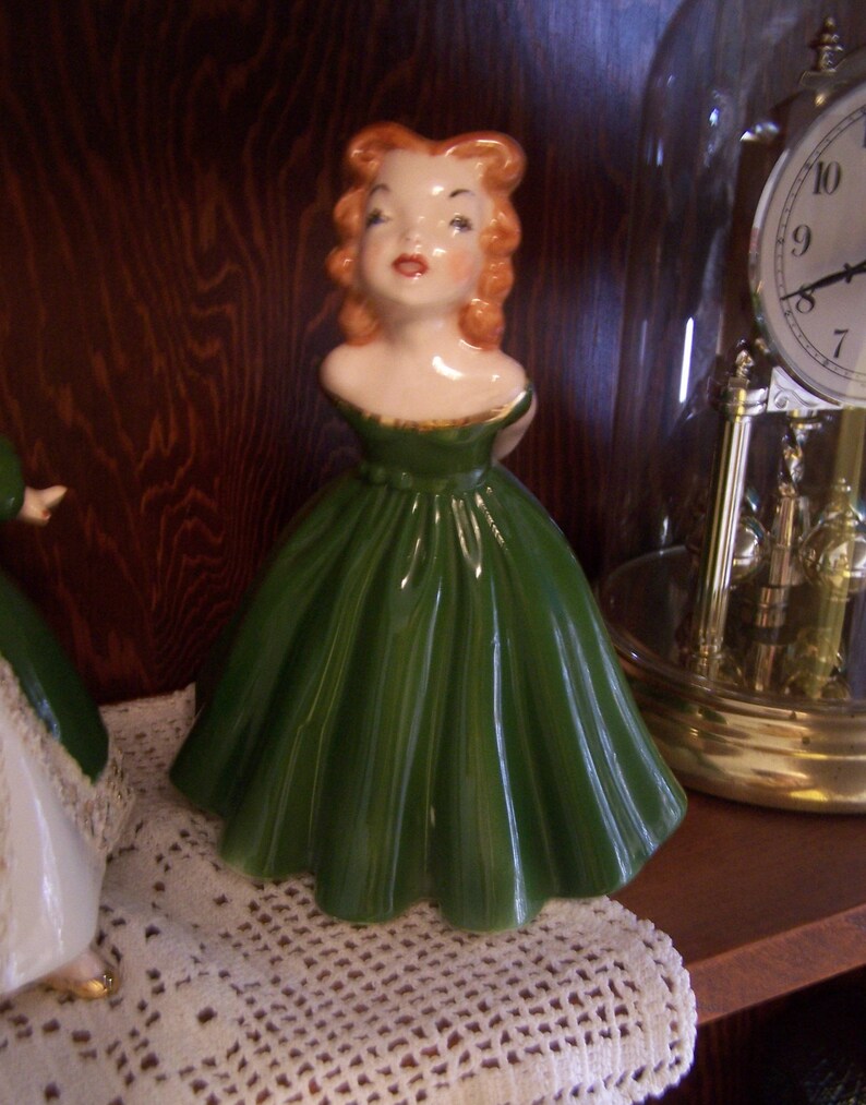 Vintage Holland Mold Figurines Girls Ladies Ceramic Etsy