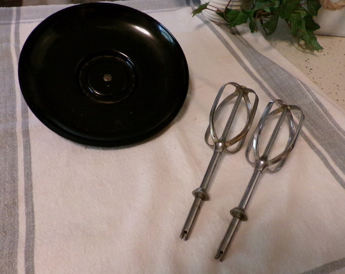 Vintage 1940s Sunbeam Stand Mixer Parts Beaters Turn Table Etsy