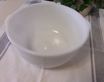 Large Sunbeam Stand Mixer Bowls, Milk Glass GlasBake Bowls, Replacement