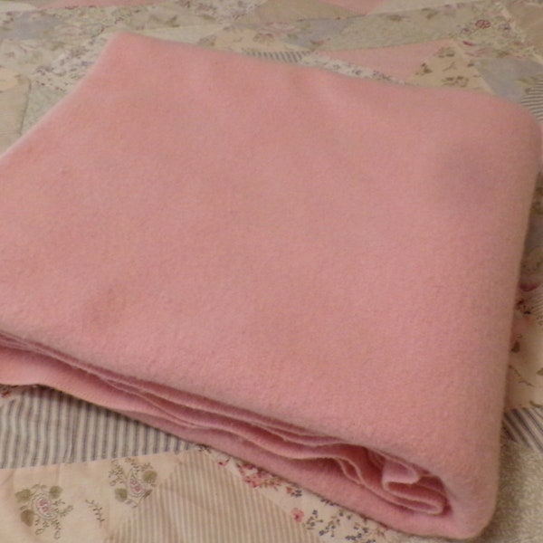 Pink Wool Blanket Etsy