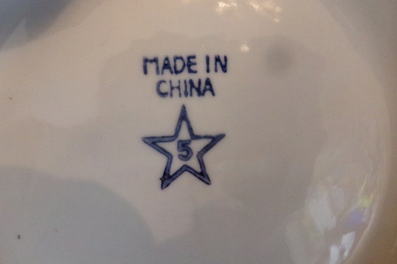 中國美術 古玩 萬壽紋様 青華大碗 盛鉢 超大サイズ Large Vintage Chinese Bowl, Blue and White, Hand Painted