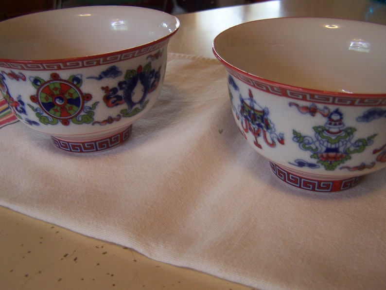 Soup Bowl Japan,Hand Painted Famille Rose Porcelain Asian Rice Bowl Vintage