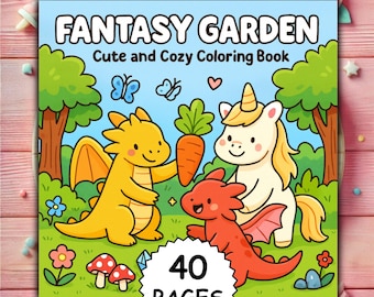 Coco Wyo Fantasy kleurboek – tuinillustraties (pdf + png)
