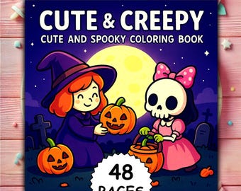Spooky Halloween Coloring Book – Coco Wyo Style (PDF + PNG)