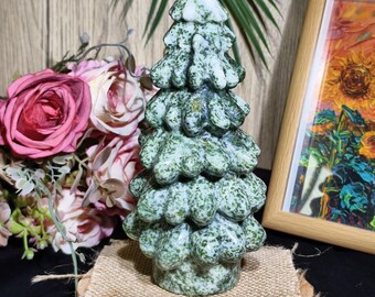 Handmade Moss Jade Christmas Tree Sculpture, Home Decor, Christmas Gifts