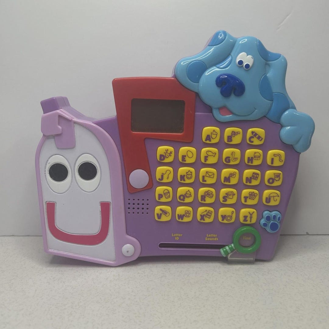 Blues Clues Mailbox Learning Letters Electronic 2000 Mattel Toy Works ...
