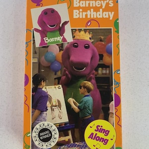Barney’s Birthday Sing Along VHS 1992