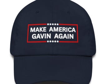 Make America Gavin Again Hat: Anti-Trump Protest Political Humor, Gavin Newsom 2028