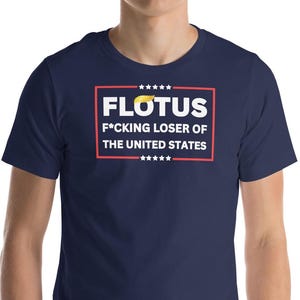 Maglietta sarcastica anti-Trump di FLOTUS: regalo di umorismo politico
