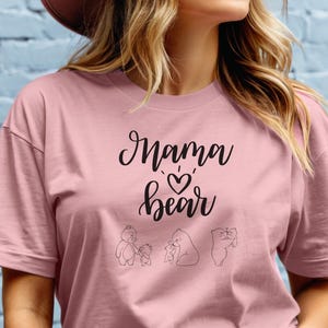 Shirt mama beer, moederdag shirt outfits mama en ik, cheer mom shirt, moederdagcadeau, shirt dans moeder, eerste keer moeder cadeau