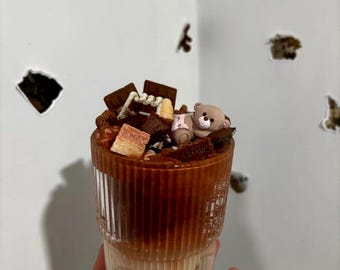 DIY Ice Coffee Candle Making Kit – Coffee Scented, Charms Included