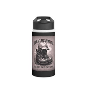 Vintage Pilot Stainless Steel Water Bottle: Air Force Gift, Adventure Flask