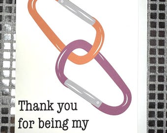 Printable &quot;Thanks for Being My Historical Roommate&quot; Digital LGBTQ+ Love Card | Funny Queer Valentine’s or Anniversary Card | Unhinged by Meg