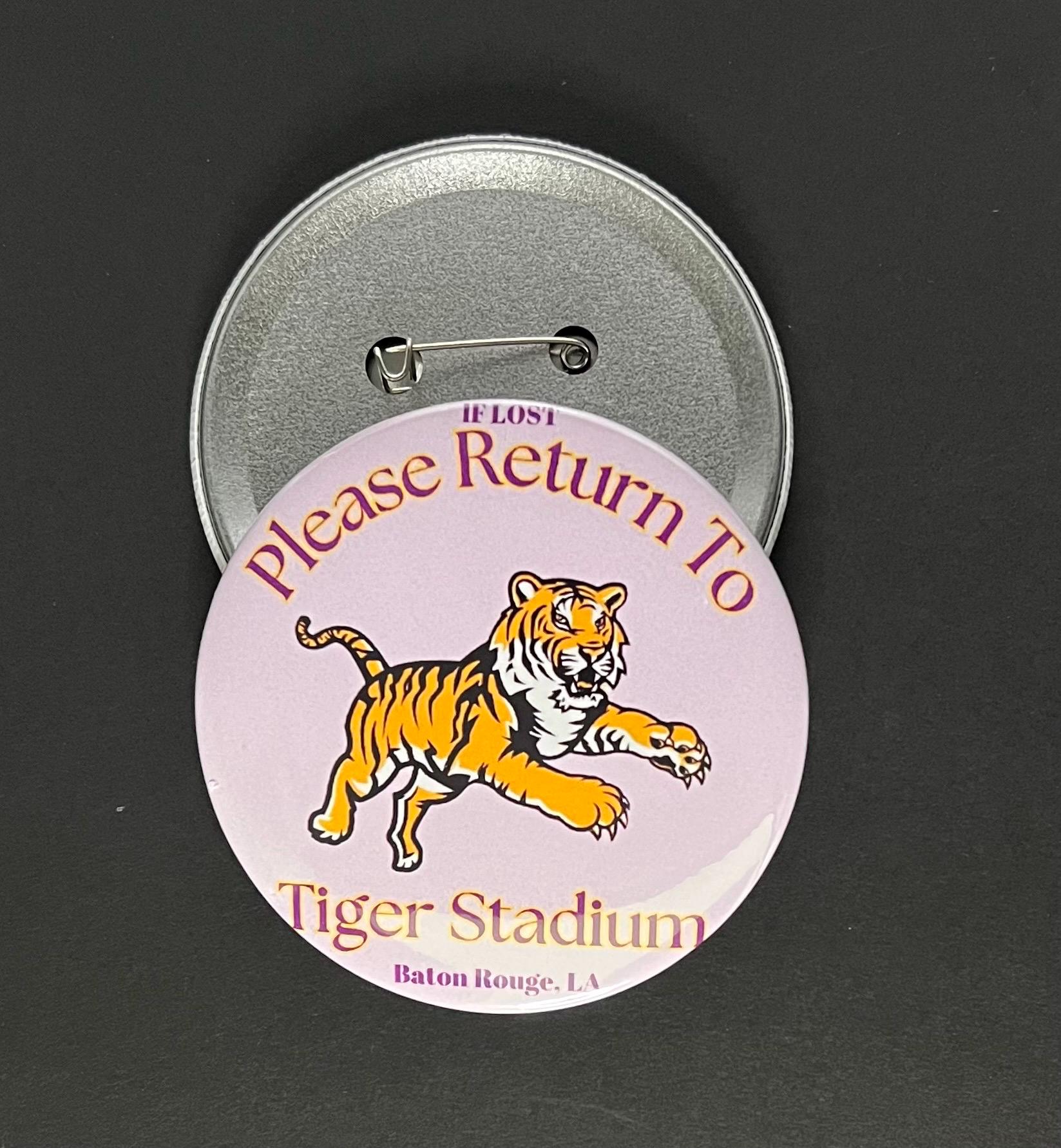 3” Game Day Pin Back Buttons | LSU | Geaux Tigers | College Football ...