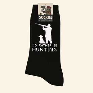 Ich würde lieber Jagdsocken, lustiges Jagdgeschenk für ihn, Hirschjägersocken, Naturbursche Geschenk, Neuheitssocken für Jäger, Geschenk für Jagdliebhaber sein
