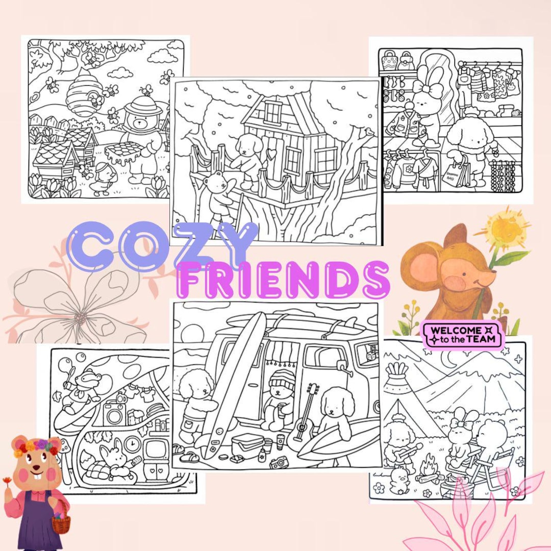 Cozy Days Coco WY coloring session