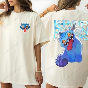 Demon Hunter Tiger shirt, Derpy the Tiger And Bird Demon Hunter Tiger Tee, Hunters Tiger fan, Kpop Saja Boys Shirt, Kpop Demon Hunters