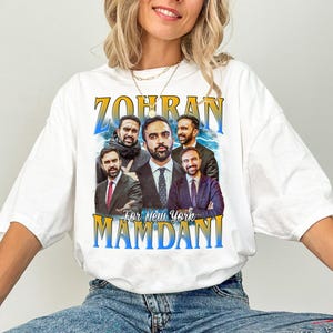 Zohran Mamdani Bootleg 90s Vintage Shirt, Zohran for Mayor of New York Tee Vote Zohran Rank Zohran Say No to Cuomo Progressive Democrats