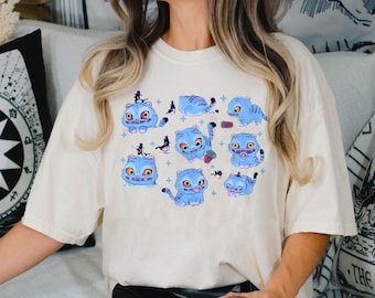 Demon Hunter Tiger shirt, Derpy the Tiger And Bird Demon Hunter Tiger Tee, Hunters Tiger fan, Kpop Saja Boys Shirt, Kpop Demon Hunters