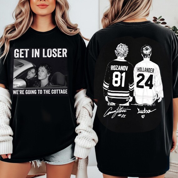 Get In Loser We're Going To The Cottage Heated rivalry Shirt, Hudson Williams Connor Storrie Shirt, Ilya Rozanov Shane Hollander Shirt