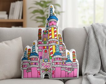 Disney Prinsessa Kudde, Födelsedagsflicka Plysch Örngott, Disney Baby Girl Hem Soffa Dekoration, Disney Slott Örngott, Disney Heminredning