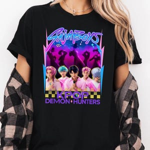 Saja Boys Band shirt, Girl Dinner, Kpop Demon Inspired Movie shirt, Saja Boy Demon Hunters, Kpop Hunter shirt