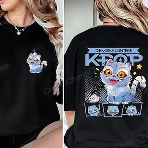 Demon Hunter Tiger shirt, Derpy the Tiger And Bird Demon Hunter Tiger Tee, Hunters Tiger fan, Kpop Saja Boys Shirt, Kpop Demon Hunters