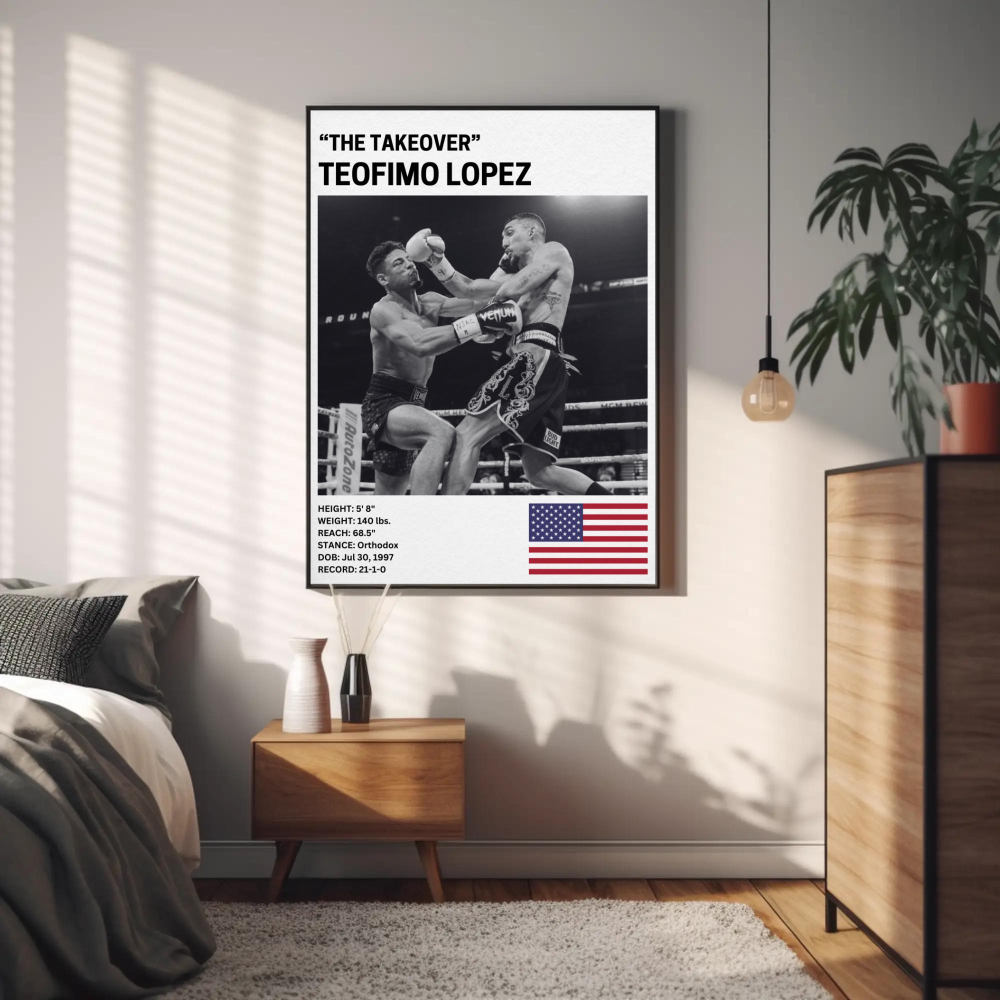 テオフィモ・ロペス 直筆 サイン TEOFIMO LOPEZ ボクシング
